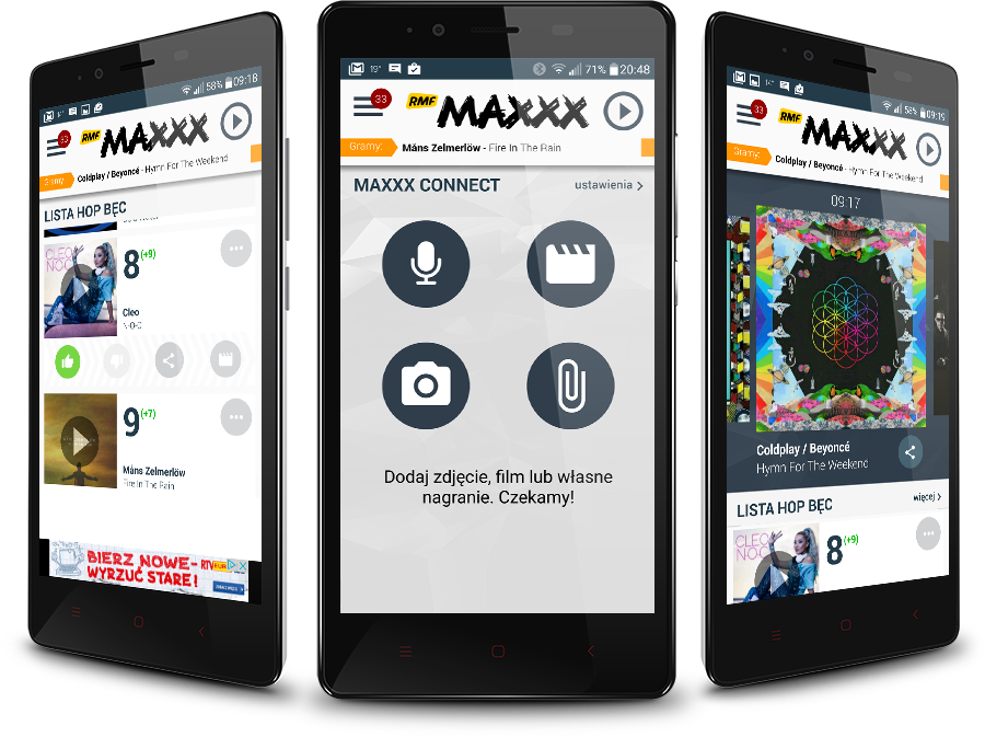 Aplikacja MAXXX Connect