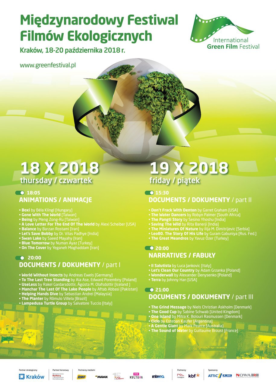 Międzynarodowy Festiwal Filmów Ekologicznych w Krakowie. Gdzie i kiedy? Program imprezy