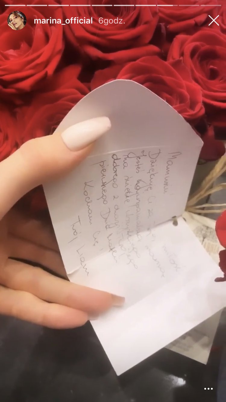 Wzruszające zdjęcie Mariny! Pokazała prezent, jaki sprawił jej mały Liam! 
