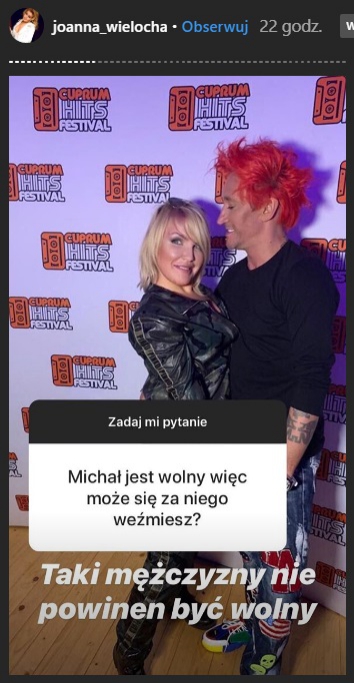 Michał Wiśniewski spotyka się z Asią z "Chłopaków do wzięcia"? "To jest najcudowniejszy facet na tej planecie"