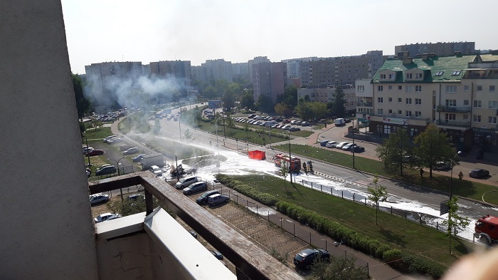 Tragedia w Warszawie: Na Bemowie eksplodował samochód przewożący butle z gazem                                                                                                                     