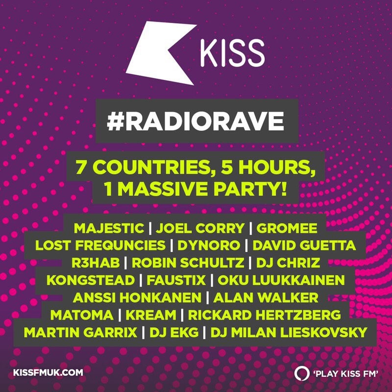 ​RADIO RAVE ​​- największa impreza radiowa na świecie! Zagrają m.in. David Guetta, Martin Garrix, Robin Schulz i Gromee