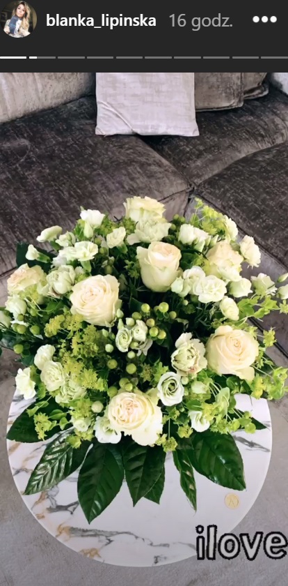 Baron odwiedził Blankę Lipińską z kwiatami? "Oni nadal się spotykają" [FOTO]
