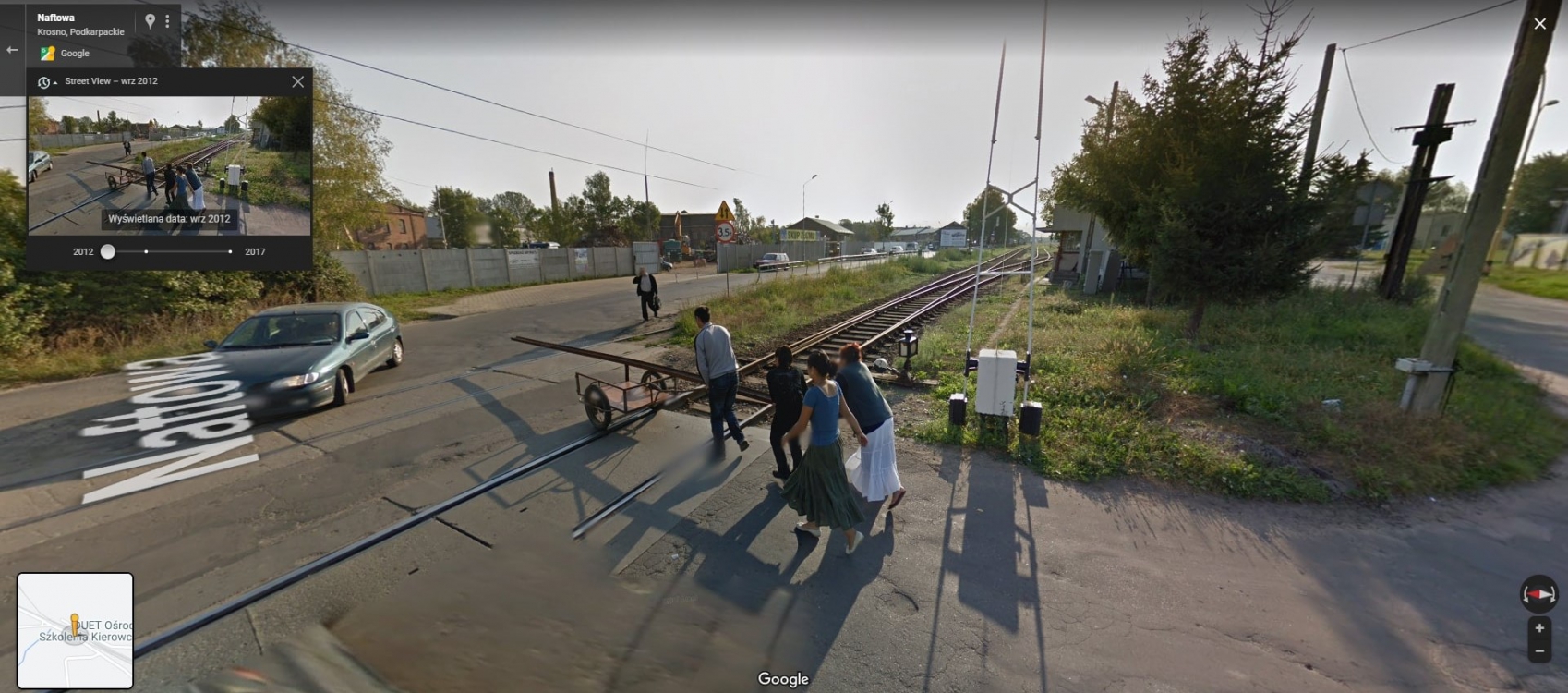 Kradzież torów kolejowych uwieczniona na mapach Google? Te zdjęcia robią furorę w sieci!
