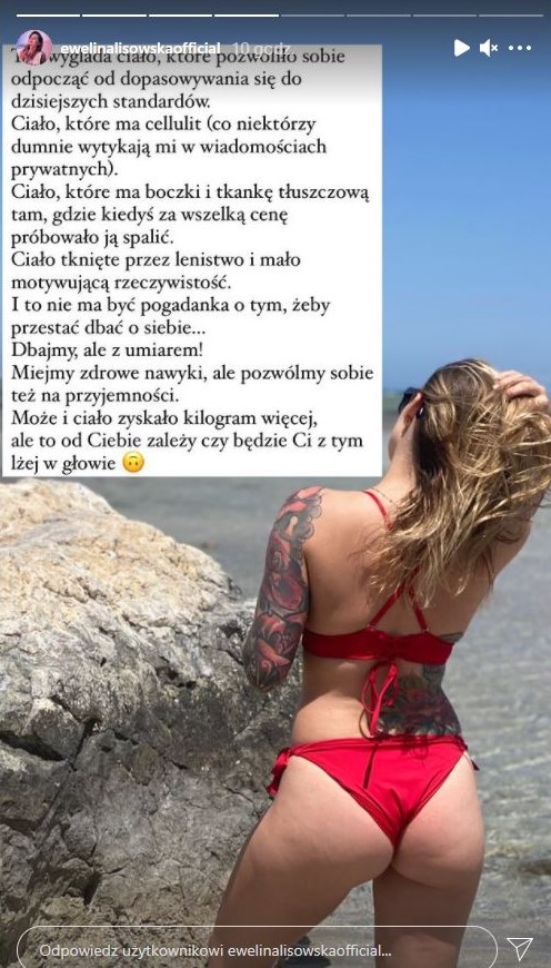 Ewelina Lisowska porównuje swoje zdjęcia w bikini. "Poszło mi tam, gdzie wszystkie marzą"