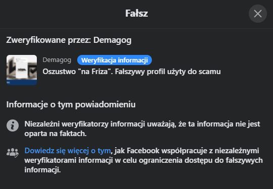 Oszustwo "na Friza"! Nowa metoda działalności cyberprzestępców