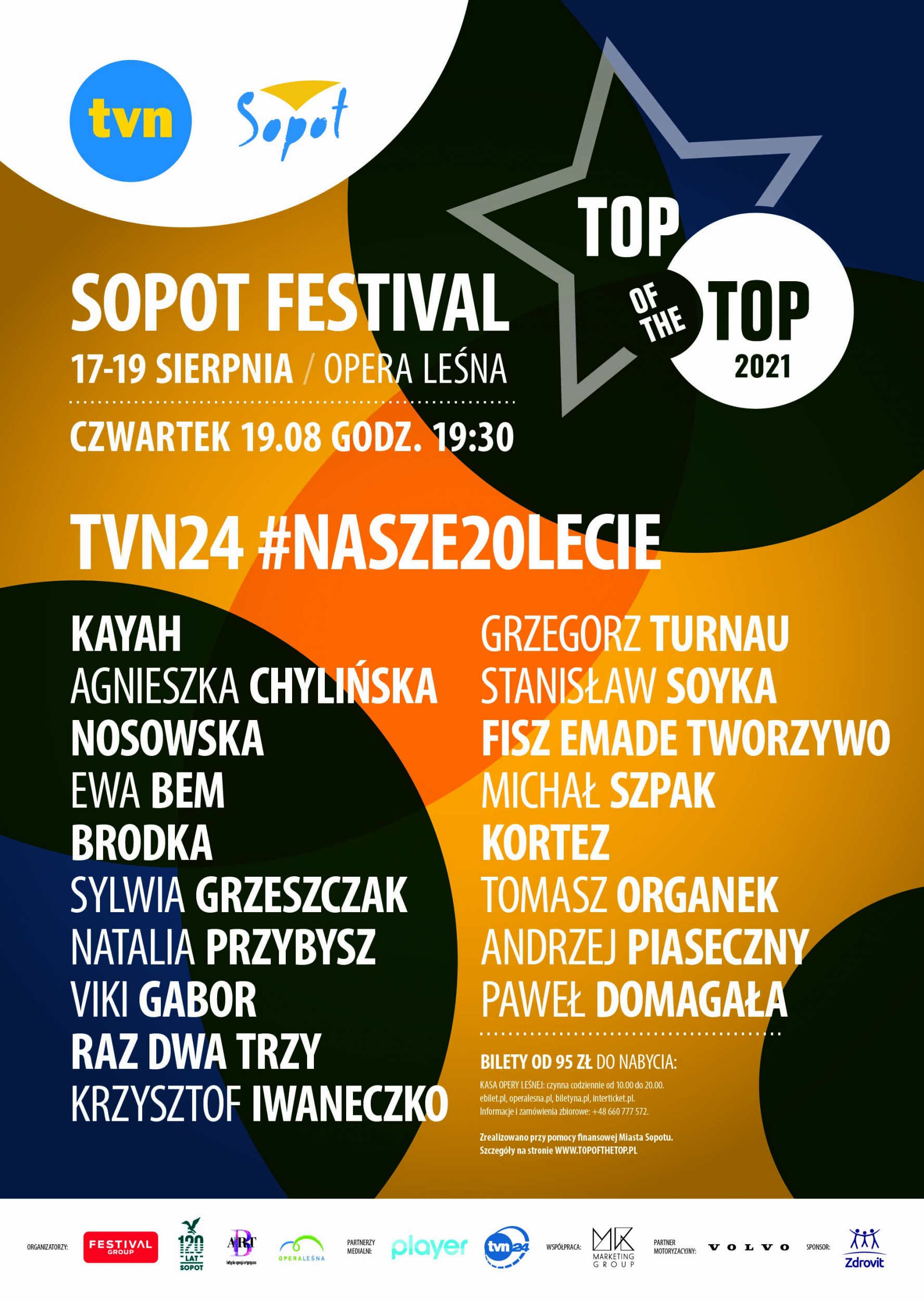 Trzeci dzień Top of the Top Sopot Festival 2021 - wielki jubileuszowy koncert TVN24