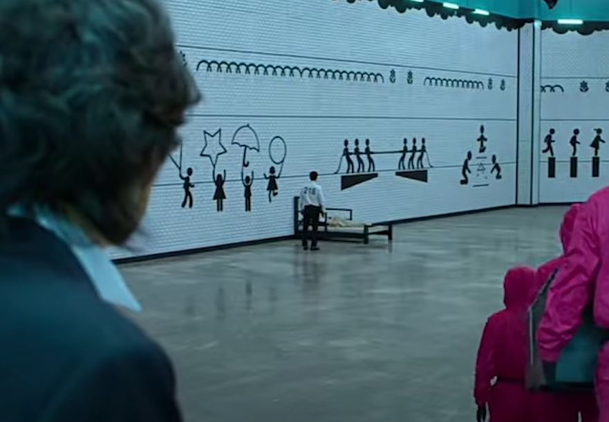 "Squid Game". Gracze mogli zgadnąć, jaka będzie kolejna rozgrywka! Wskazówka była tuż obok nich