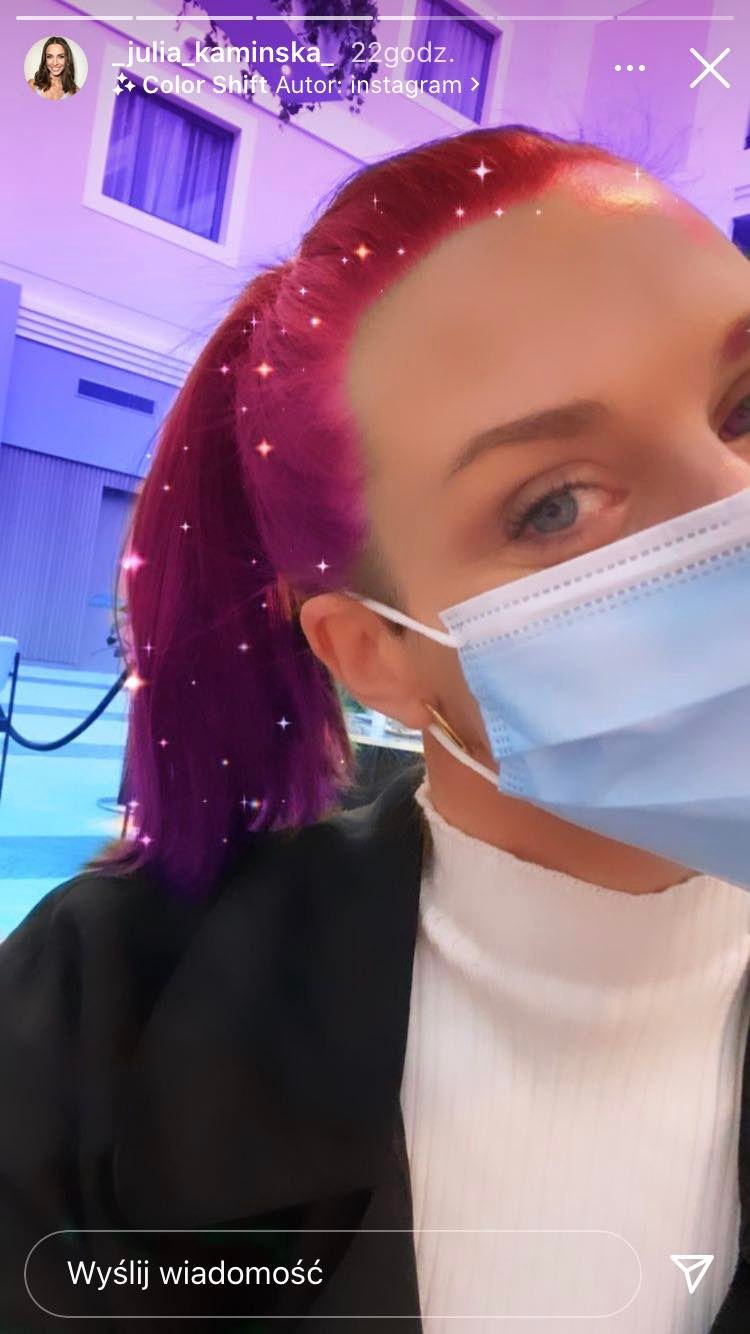 Julia Kamińska przeszła metamorfozę? Na jej włosach zagościł odważny kolor! [FOTO]