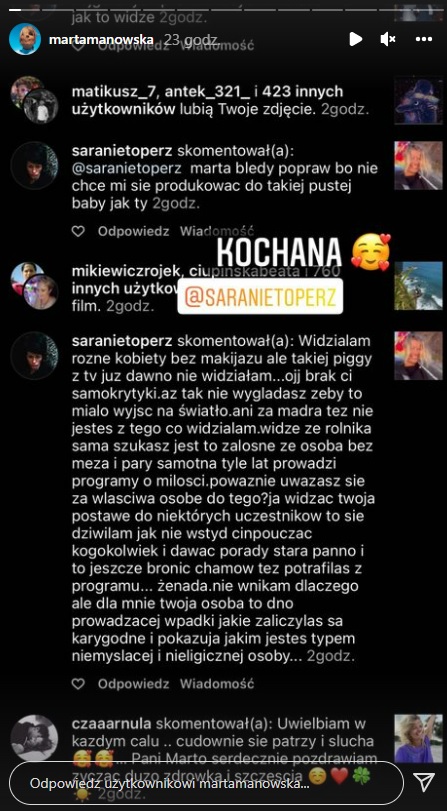 Internautka obraziła publicznie Martę Manowską. Dziennikarka odpowiedziała! 