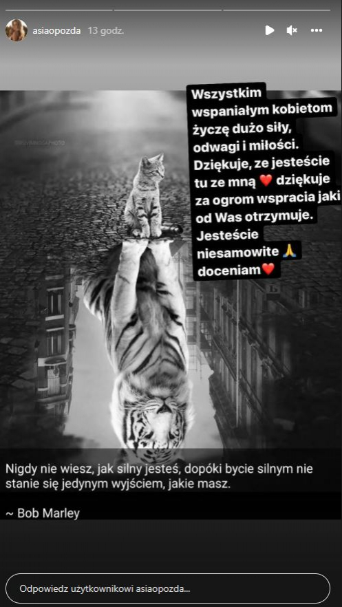 Joanna Opozda dziękuje fanom za wsparcie. Na nowym kadrze pokazała też syna [FOTO]