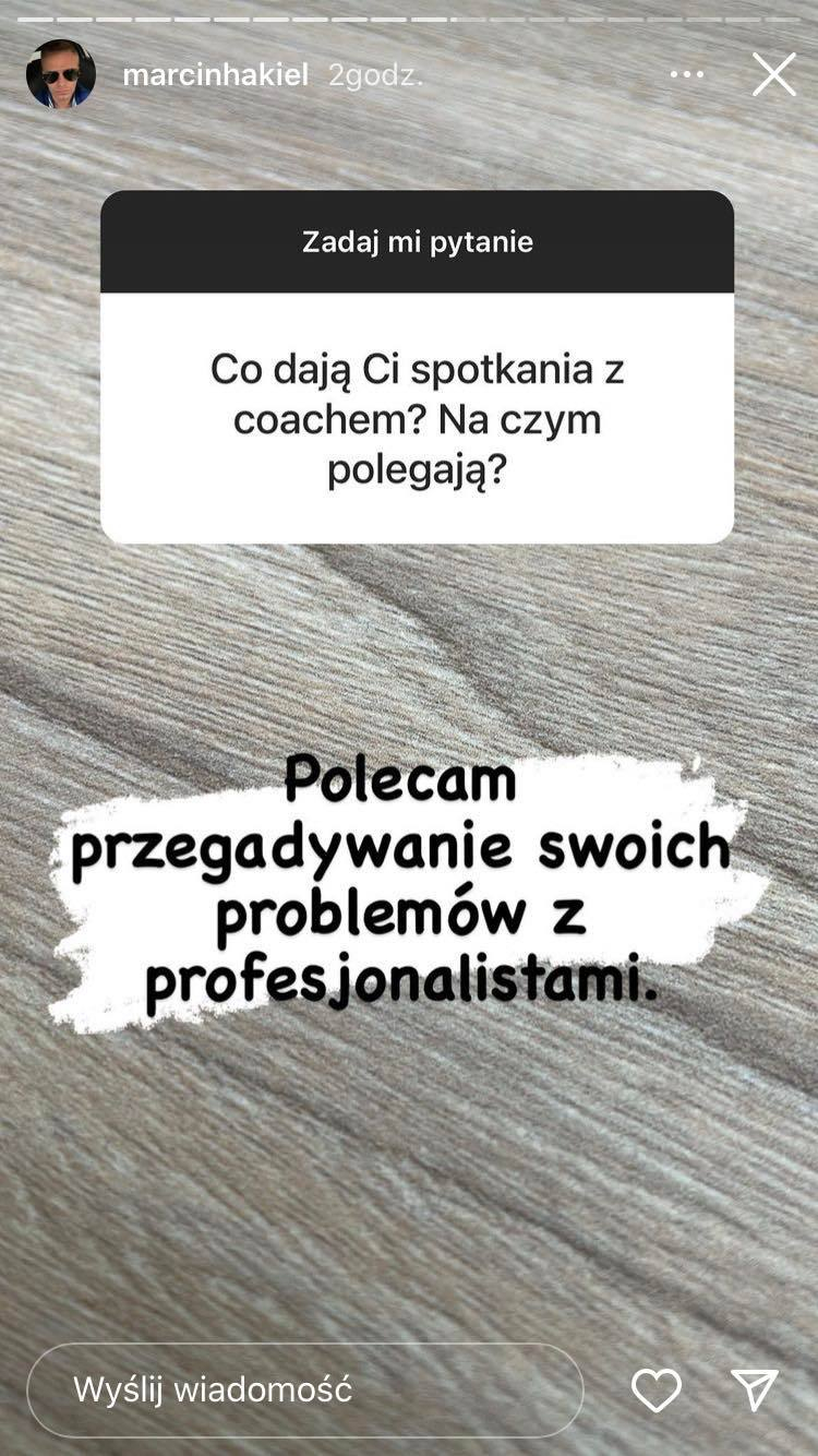 Marcin Hakiel po rozstaniu z Katarzyną Cichopek. Tancerz zwrócił się po pomoc do terapeuty