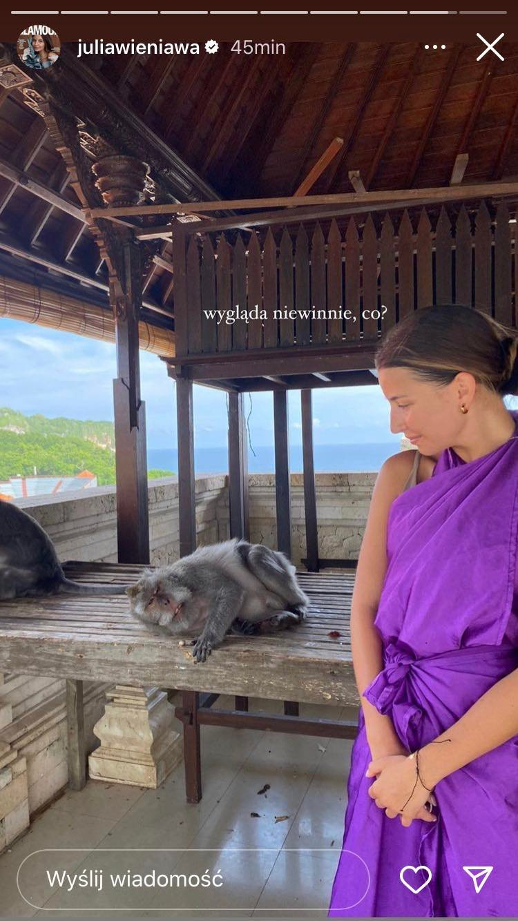 Julia Wieniawa została okradziona. "Wygląda niewinnie, co?"