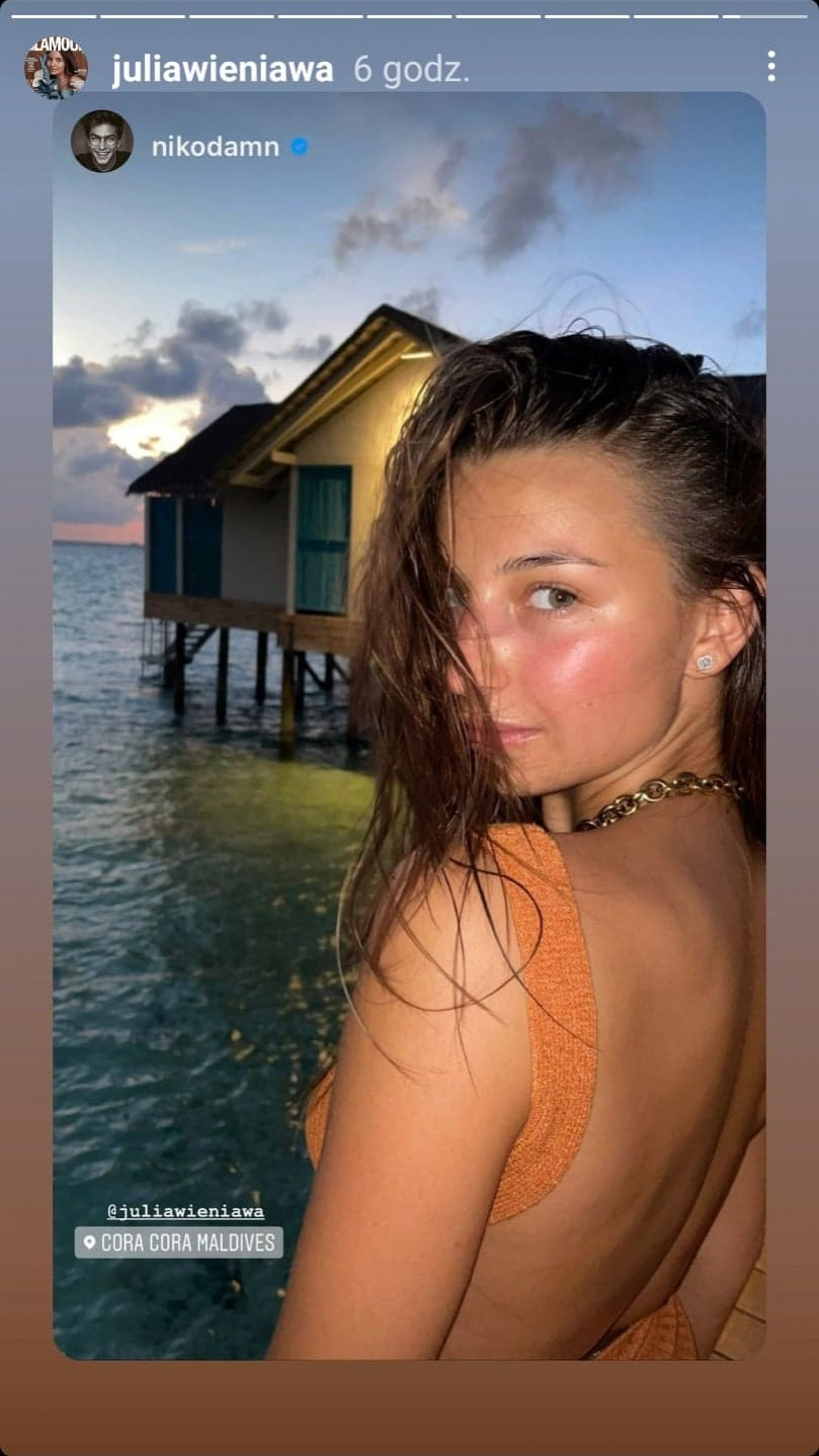 Wieniawa spędza wczasy z "tajemniczym blondynem". Pokazała zdjęcie. Co z jej związkiem z Rozbickim? [FOTO]