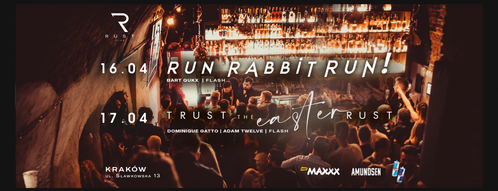 Run Rabbit Run w Klubie Rust. To gratka dla wszystkich, którzy pragną naprawdę celebrować nadchodzące święta! 