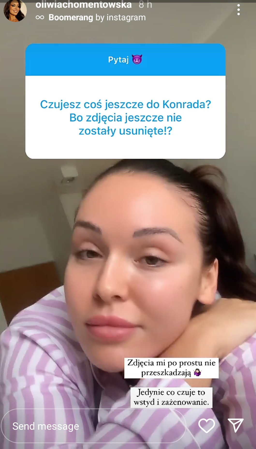 Gorzki komentarz Oliwii z "Love Island" o jej związku z Konradem: "Czuję wstyd i zażenowanie"