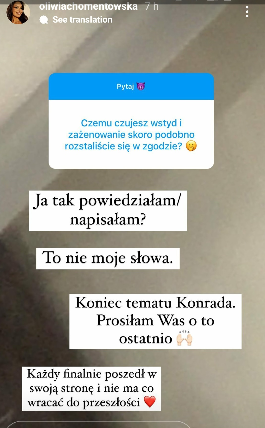 Gorzki komentarz Oliwii z "Love Island" o jej związku z Konradem: "Czuję wstyd i zażenowanie"