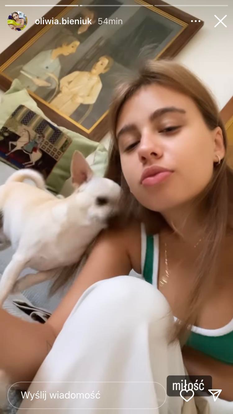Oliwia Bieniuk opublikowała urocze wideo. "Miłość". Nie jest na nim sama! 