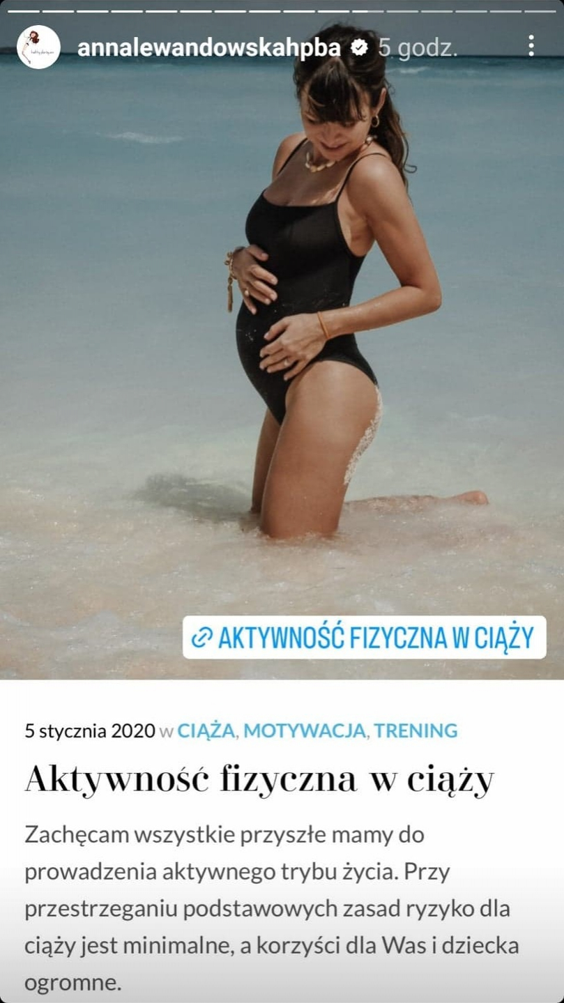 Anna Lewandowska odpowiedziała na pytania o ciążę. Pokazała też zdjęcie z ciążowym brzuszkiem! [ZDJĘCIE]