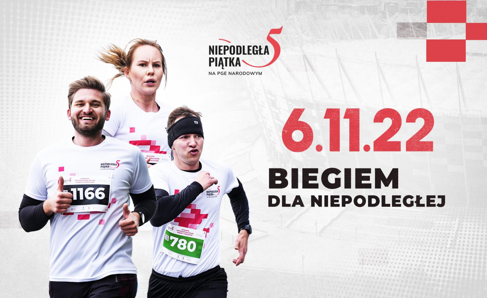 Niepodległa Piątka wokół PGE Narodowego. Kolejna edycja wyjątkowego biegu