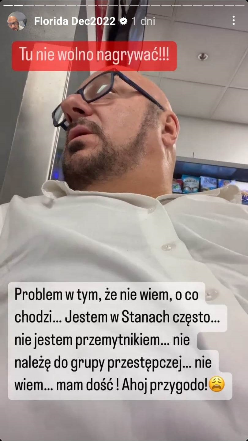 Piotr Gąsowski został zatrzymany w USA! "Nie wiem, o co chodzi"
