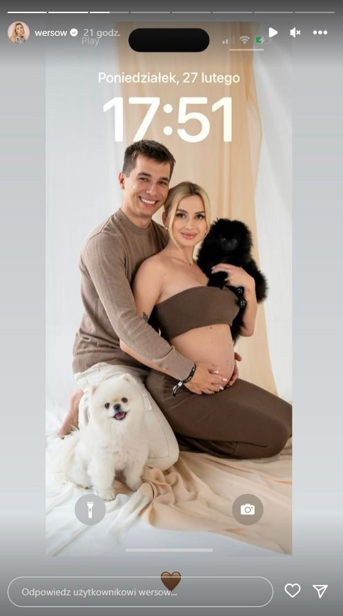 Wersow i Friz na nowym zdjęciu. Uwagę przykuwa ciążowy brzuszek. "Rodzinka" [FOTO]