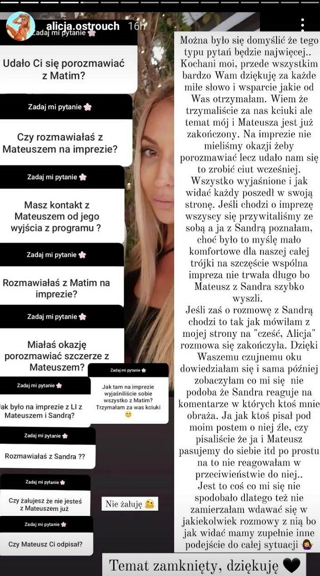 Alicja z "Love Island 7" zdradziła, co czuje do Mateusza! Wystarczyło jedno słowo