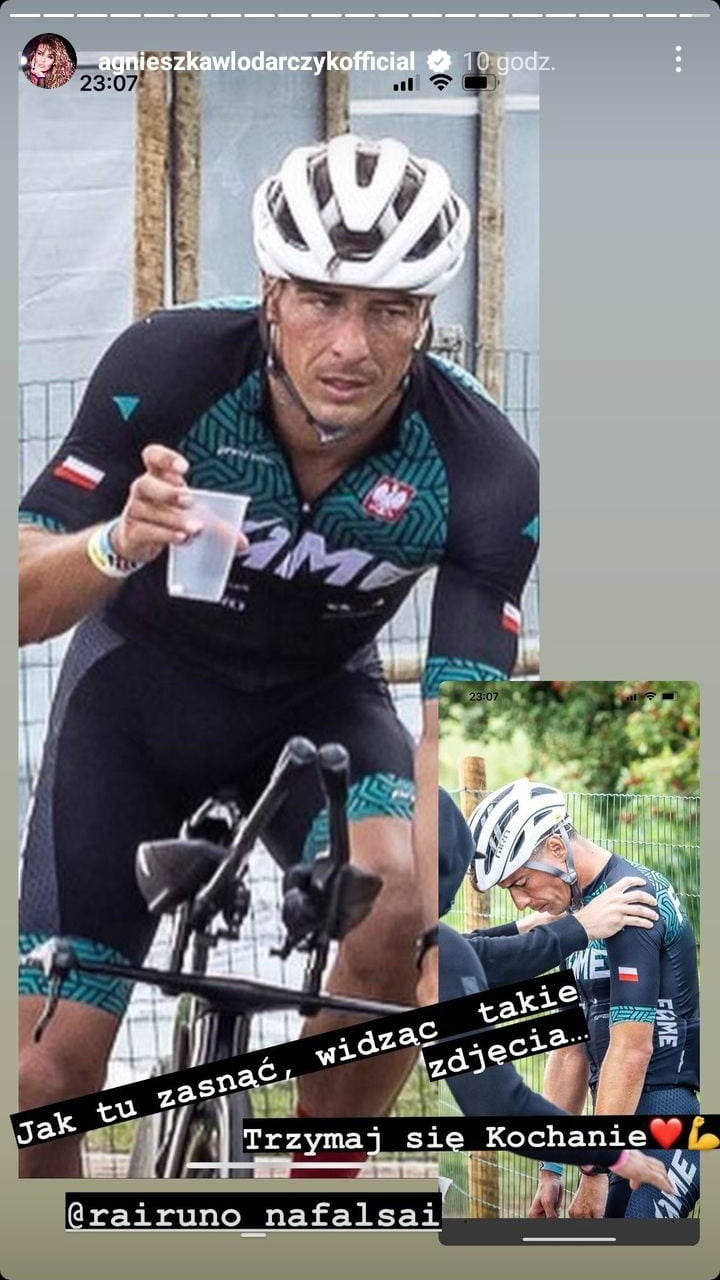 Agnieszka Włodarczyk drży o ukochanego. Pokazała zdjęcia z 10-krotnego Ironmana [FOTO]