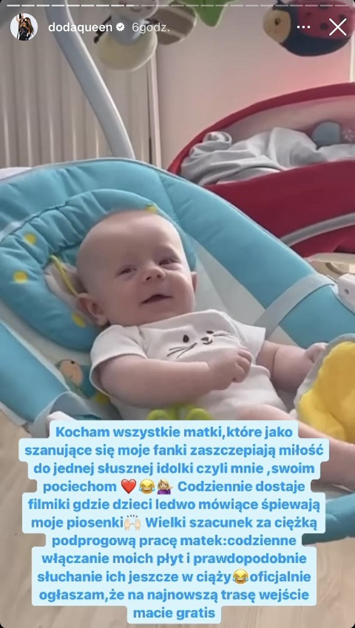 Piosenki Dody idealne dla dzieci? Wokalistka pokazała wyjątkowe nagrania [FOTO]