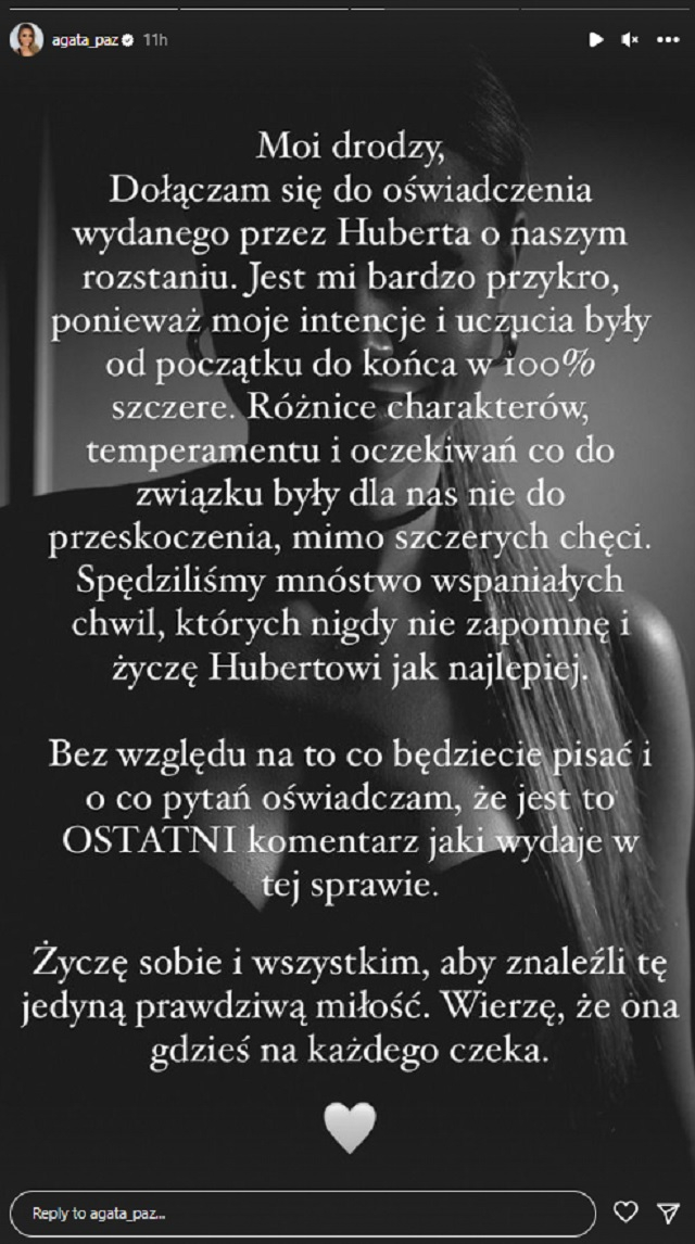 "Love Island 7". Hubert i Agata nie są już razem! Finaliści show poinformowali o rozstaniu. "Różnice charakteru"