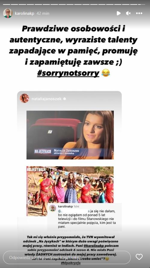 Natalia Janoszek wytknęła hipokryzję znanej dziennikarce: "Nie miała wtedy pani żadnych zastrzeżeń" [FOTO]