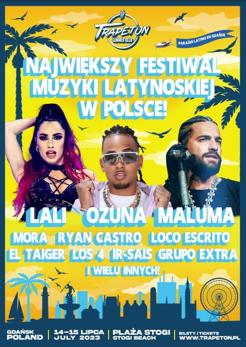 Największy festwial muzyki latynoskiej w Polsce! Trapeton już 14 i 15 lipca w Gdańsku