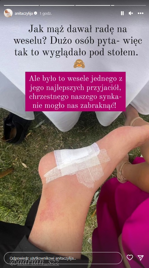 Adrian ze "ŚOPW" kilka dni temu miał wypadek. Anita pokazała zdjęcie z weekendu, które zaskoczyło internautów! [FOTO]  