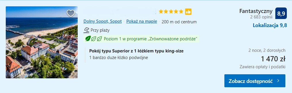 Rekord za nocleg nad Bałtykiem pobity? Dwie doby w Sopocie mogą kosztować nawet 50 tysięcy złotych!