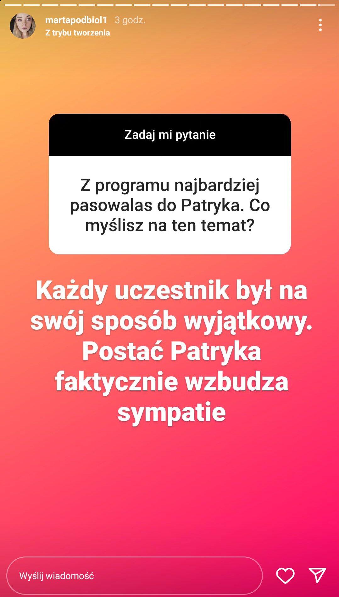 Internauci zapytali bohaterkę "Ślubu...", czy spotyka się z kimś? Marta nie czekała z odpowiedzią! [FOTO]