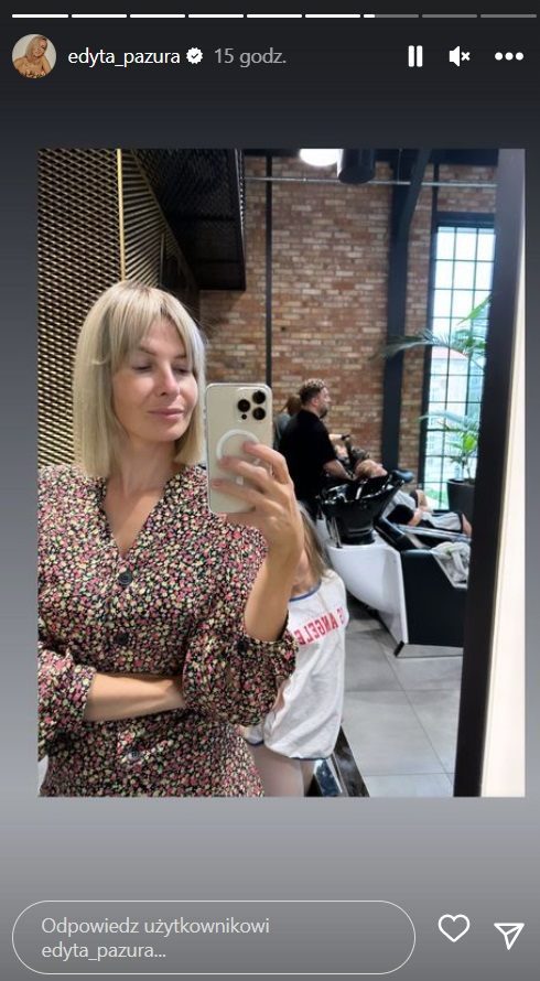 Edyta Pazura już tak nie wygląda. Fryzjer bardzo ją odmienił [FOTO]