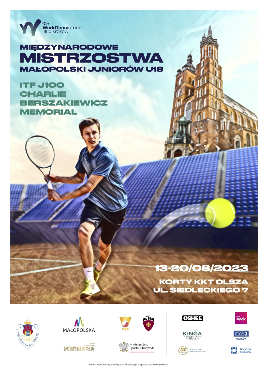 Charlie Berszakiewicz Memorial ITF J100 – Międzynarodowe Mistrzostwa Małopolski U18. Widzimy się w Krakowie!
