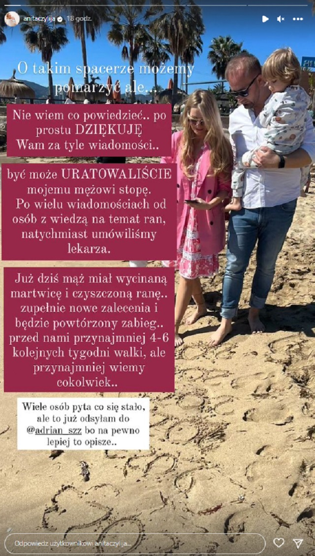 Koszmar Adriana ze "Ślubu od pierwszego wejrzenia". "Miał wycinaną martwicę i czyszczoną ranę"