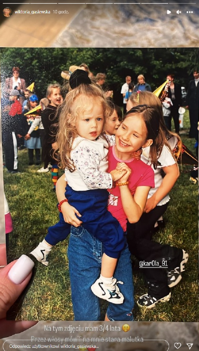 Wiktoria Gąsiewska pokazała zdjęcia z dzieciństwa. Otrzymała oryginalny przydomek. Wszystko przez jej fryzurę