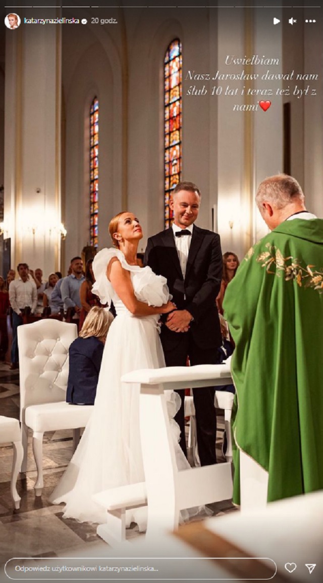 Katarzyna Zielińska już po "drugim ślubie". Aktorka zaszalała z drugą kreacją! [ZDJĘCIA]