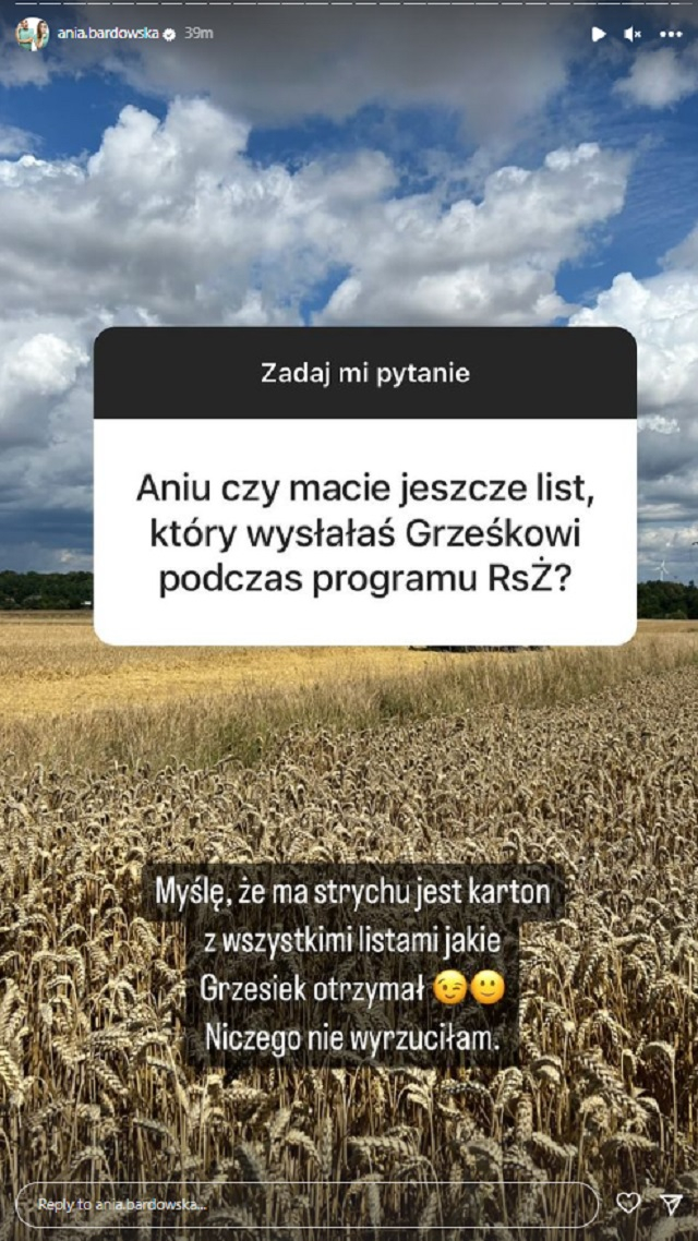 Anna Bardowska z "Rolnik szuka żony" wprost pisze o zdradzie. Stanowcza reakcja uczestniczki show 