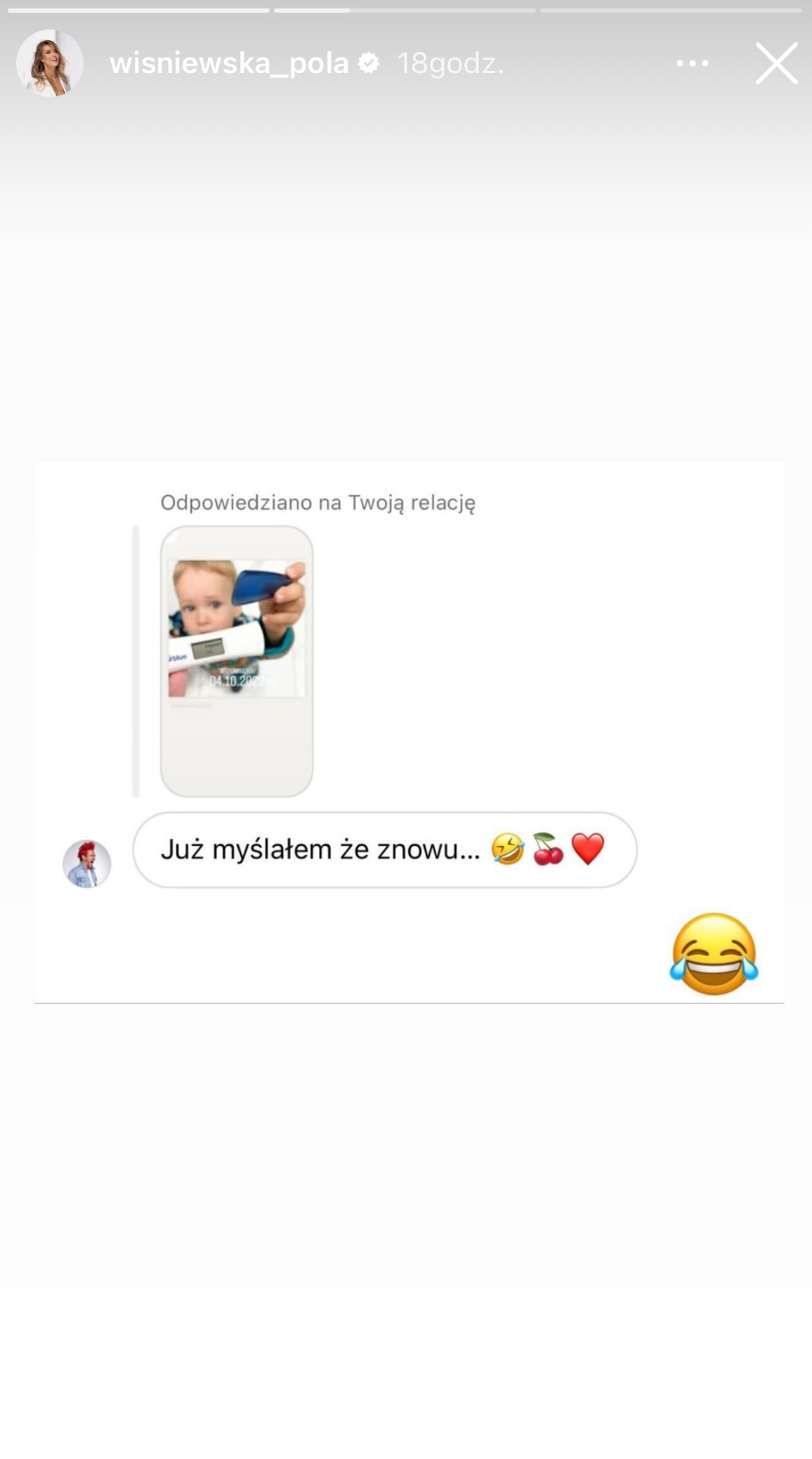 Pola Wiśniewska pokazała wynik testu ciążowego. Znów spodziewa się dziecka? Tak zareagował Michał