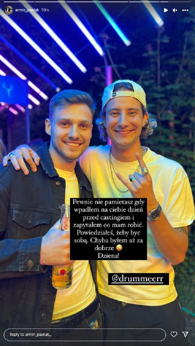 Armin z "Love Island 8" przed programem poznał finalistę poprzedniej edycji? Pokazał zaskakujące zdjęcie! 