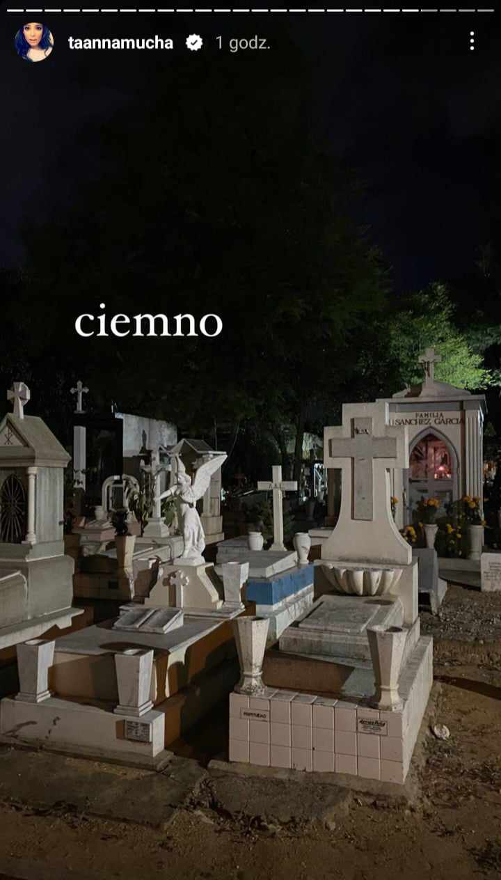 Anna Mucha poszła na cmentarz w Meksyku. Nie tego się spodziewała [FOTO]