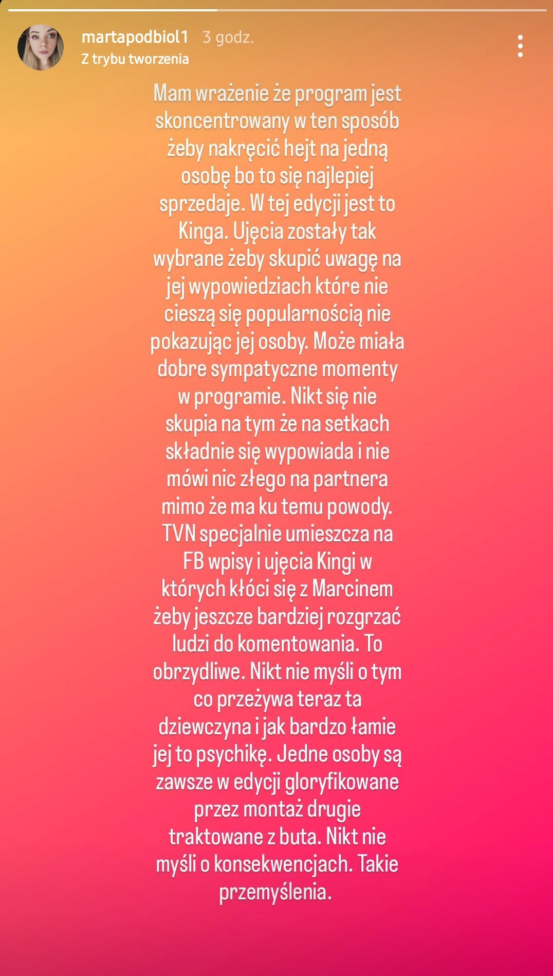 Marta ze "Ślubu..." nie wytrzymała! "To obrzydliwe" - krytykuje produkcję programu