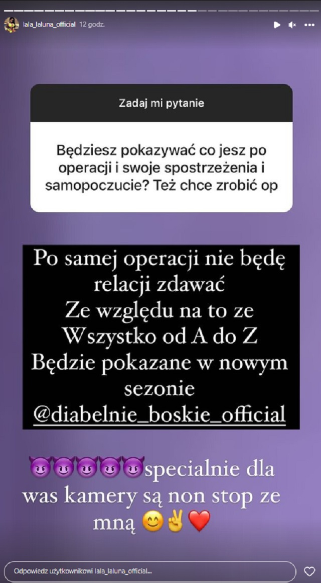 Laluna Unique z "Królowych życia" tuż przed operacją. "Specjalnie dla was kamery są non stop ze mną"