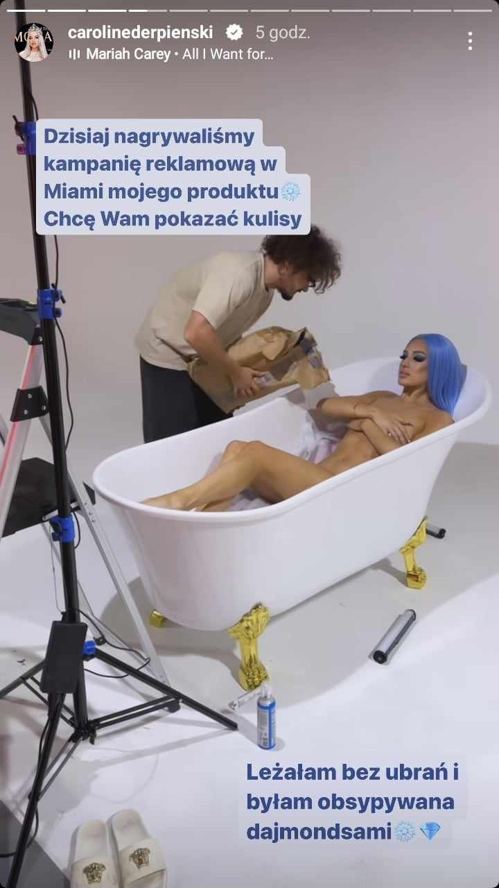 Caroline Derpienski pokazała się nago. Wcześniej zarzekała się, że nigdy tego nie zrobi [FOTO]