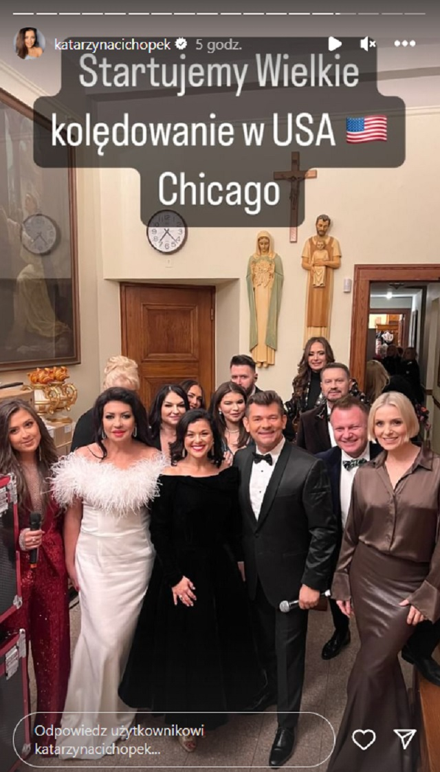 Katarzyna Cichopek u boku Zenona Martyniuka. Tak spędzali czas w Chicago [ZDJĘCIE]