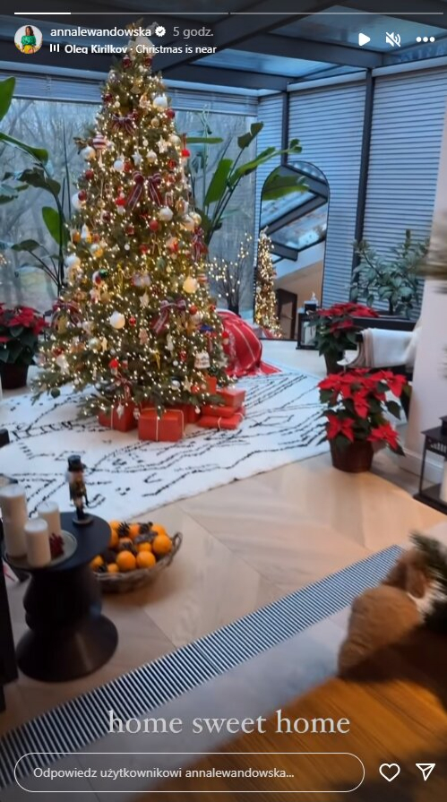 Anna Lewandowska pochwaliła się ozdobionym domem. Przystrojony salon zachwyca!