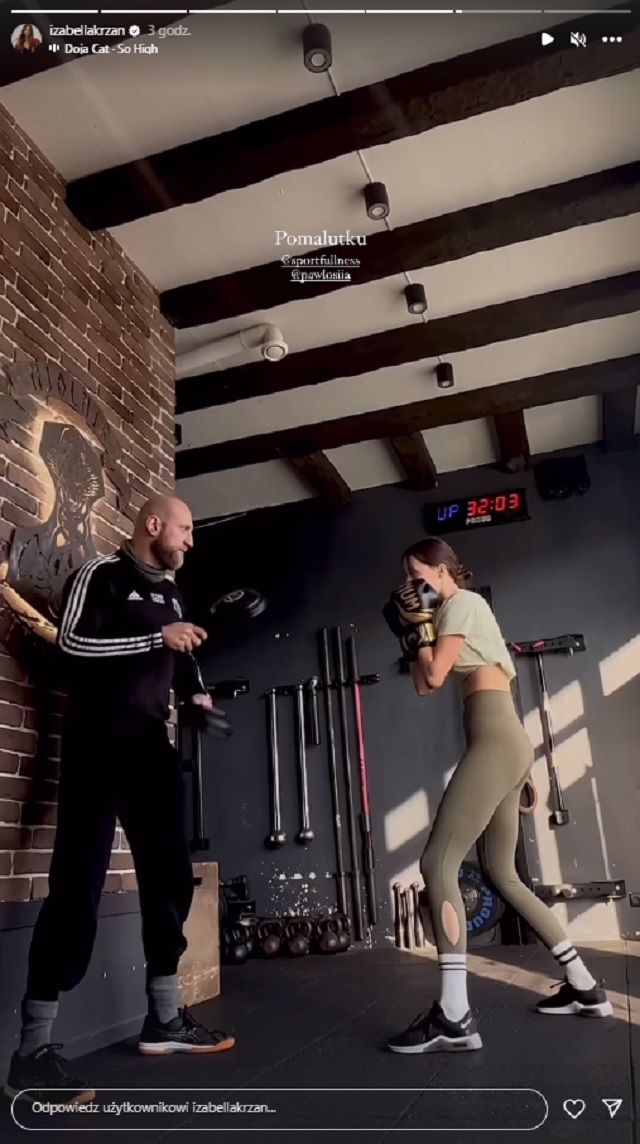 Izabella Krzan boksuje. Gwiazda TVP pokazała nagranie prosto z treningu! 